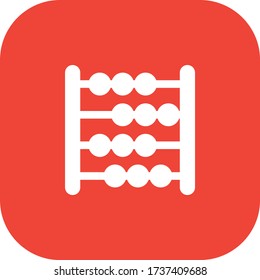 Abacus symbol or mathematical sign
