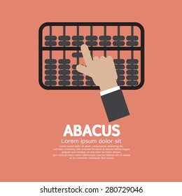 Abacus A Traditional Counting Frame Vector Illustration