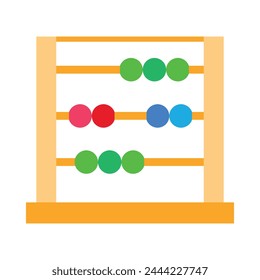 Abacus Vector Flat Icon Design