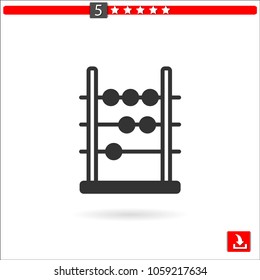abacus vector icon