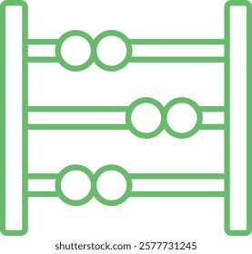 Abacus vector icon. Can be used for printing, mobile and web applications.