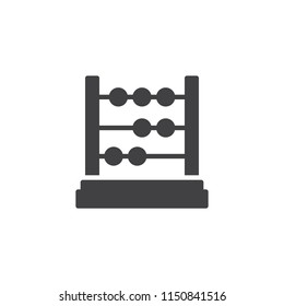 Abacus vector icon. filled flat sign for mobile concept and web design. Mathematics school simple solid icon. Symbol, logo illustration. Pixel perfect vector graphics