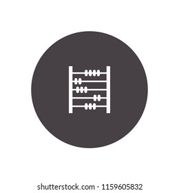 abacus vector icon illustration 