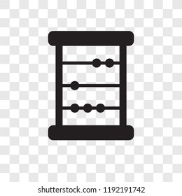 Abacus vector icon isolated on transparent background, Abacus transparency logo concept