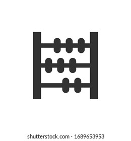 Abacus vector icon on white background