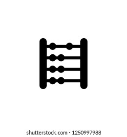 abacus vector icon. abacus sign on white background. abacus icon for web and app