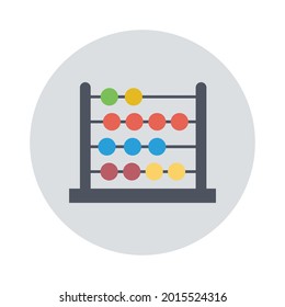 Abacus Vector Icon which can be easily modified or edit
