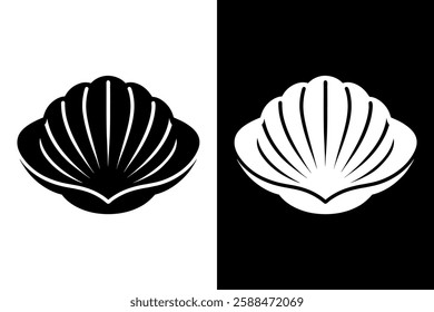 Abalone icon vector on White Background ,Vector Art Illustration on white background.