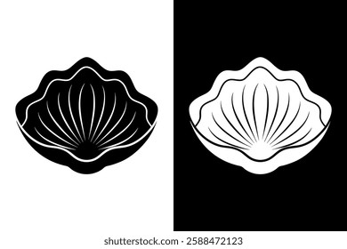 Abalone icon vector on White Background ,Vector Art Illustration on white background.