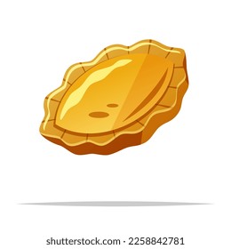 Ilustración aislada del vector de mariscos de Abalone