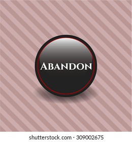 Abandon black emblem