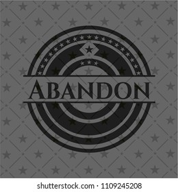 Abandon dark badge