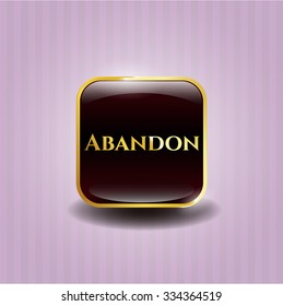 Abandon gold badge