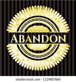 Abandon golden badge
