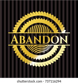 Abandon golden badge