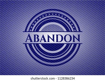 Abandon jean background