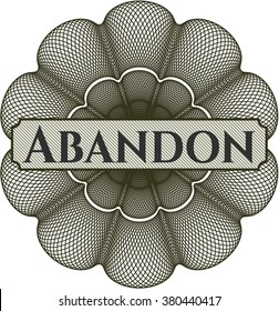 Abandon money style rosette