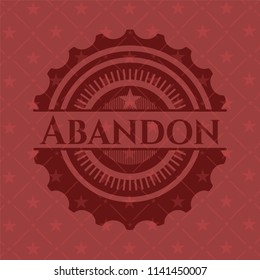 Abandon red emblem