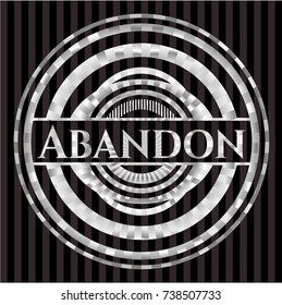 Abandon silvery emblem
