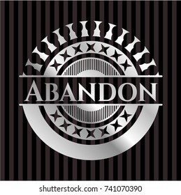 Abandon silvery emblem