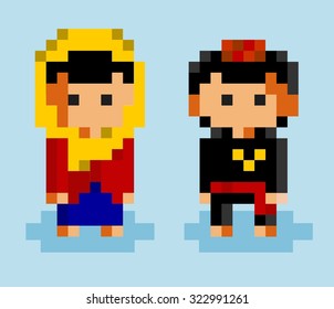 Abang None Jakarta. pixel vector