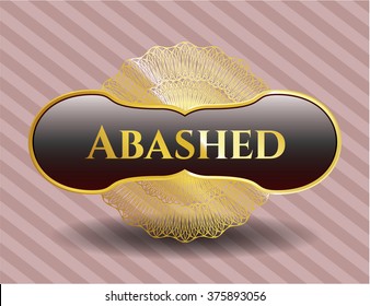 Emblema o insignia de oro de Abashed