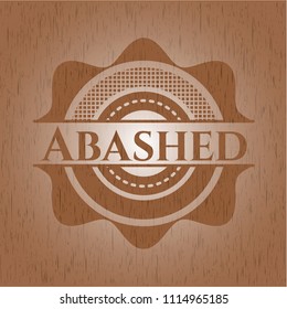 Abashed realistic wood emblem