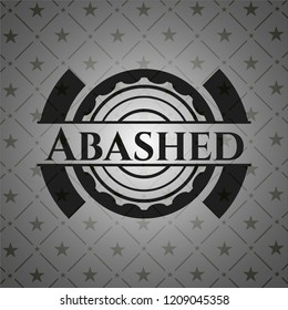 Abashed retro style black emblem