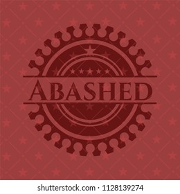 Abashed vintage red emblem