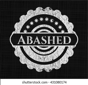 Mit Chalkboard-Struktur bedruckt