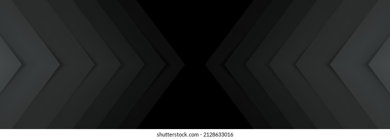 Abastract black background. Geometri dark pattern. Vector design backdrop