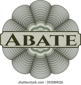 Abate abstract linear rosette