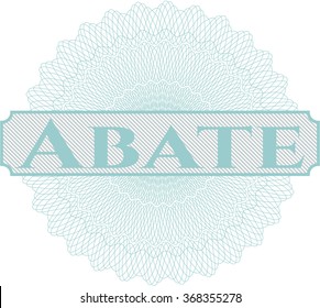 Abate abstract linear rosette