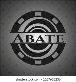Abate dark badge