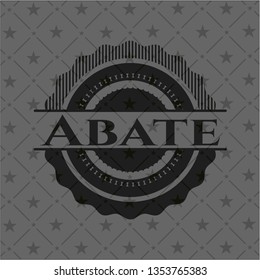 Abate dark icon or emblem