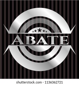 Abate silvery badge