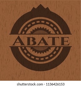 Abate wooden signboards
