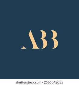ABB abstract letter logo design. This logo is designed by three abstract letters.
