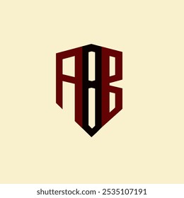 Logotipo da carta criativa minimalista ABB. ABB único vetor iniciais alfabeto letra logotipo design
