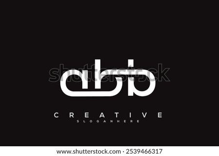 ABB Letter Logo Design Initial Vector Concept. Simple ABB Logo Template Illustration