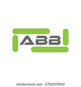 ABB letter logo design on black background. ABB creative initials letter logo concept. ABB letter design