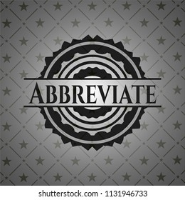 Abbreviate black emblem