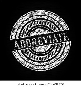 Abbreviate chalk emblem