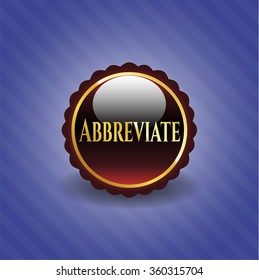 Abbreviate shiny emblem