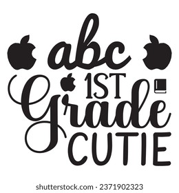 ABC 1st Grade Cutie School design