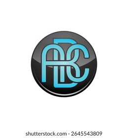 abc abstrato logotipo estilo moderno