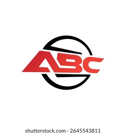 abc abstrato logotipo estilo moderno