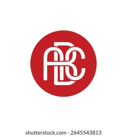 abc abstrato logotipo estilo moderno