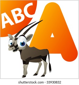 ABC animals: A is for Antelope