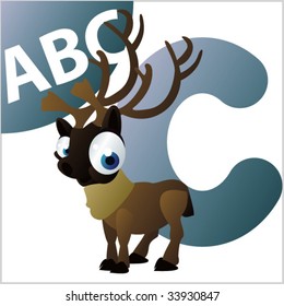 ABC animals: C is for Caribou